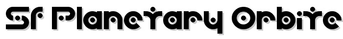 SF Planetary Orbiter Bold font